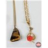 Image 2 : Vintage Jewelry ; Pins ; Whistle Pendant & Lady's Watch