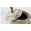 Image 11 : Medalta 3 Gallon Butter Churn w/Paddle  (Note : Lid has Chip) (Paddle Length : 40")
