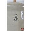 Image 3 : Medalta 3 Gallon Butter Churn w/Paddle  (Note : Lid has Chip) (Paddle Length : 40")