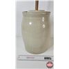 Image 5 : Medalta 3 Gallon Butter Churn w/Paddle  (Note : Lid has Chip) (Paddle Length : 40")
