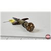 Image 3 : WW1 Brass Trench Art Reamer : (French) (Total Length : 6"L)
