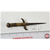 Image 5 : WW1 Brass Trench Art Reamer : (French) (Total Length : 6"L)