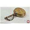 Image 3 : WW1 Brass Banjo Oiler "Machine Gun" (Total Length : 5-1/2"L)
