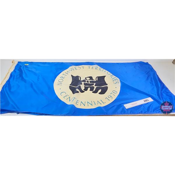 Centennial Flag : 1970 North West Territories (Measures : 36"x 72")