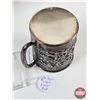 Image 10 : Dining Collector Group : Salad Server Set ; Crystal Salt & Pepper Shakers ; 1940 Silver Cup ; Antiqu