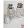 Image 11 : Dining Collector Group : Salad Server Set ; Crystal Salt & Pepper Shakers ; 1940 Silver Cup ; Antiqu