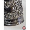 Image 9 : Dining Collector Group : Salad Server Set ; Crystal Salt & Pepper Shakers ; 1940 Silver Cup ; Antiqu