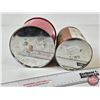 Image 13 : Tobacco Tin Trio:  - Prince Albert (5"H x 5-1/4"Dia) - My Linda Pure Habana - Union Leader Cut Plug