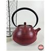 Image 3 : Kitchen Combo : Japanese Red Cast Iron Kettle ; Butter Paper (3 Sheets) ; Spice Tins (2) ; Wire Bask