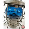 Image 2 : CNR Railway Lamp : Blue Lense (Measures : 9-1/4"H)