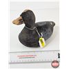 Image 2 : Hand Carved Duck Decoy : Quebec (1920) (Measures : 6-1/2"H x 4-1/2"W x 10"L)