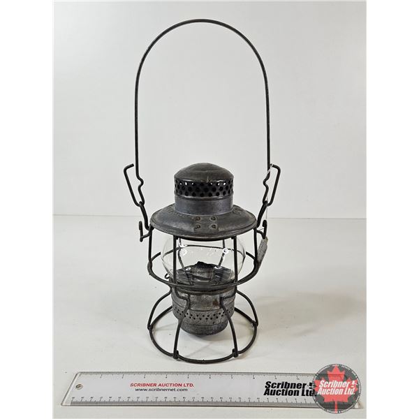 CNR Railway Lamp : Clear Lense (Measures : 9-1/4"H)