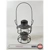 Image 1 : CNR Railway Lamp : Clear Lense (Measures : 9-1/4"H)