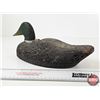 Image 9 : Hand Carved Mallard Duck Decoy : Quebec (1920) : Cork Body (Measures : 6"H x 6"W x 14"L)