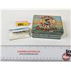 Image 1 : Players Cigarette Tin w/Rolling Papers (Measures : 1-1/2"H x 4"W x 3"D)