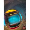 Image 12 : Antique HLP CNR Lantern : Originally from the Athabasca Hotel - Jasper, Alberta (Amber, Blue & Red L