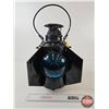 Image 7 : Antique HLP CNR Lantern : Originally from the Athabasca Hotel - Jasper, Alberta (Amber, Blue & Red L