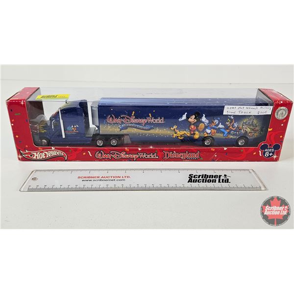 Hot Wheels/Disney Semi Truck & Trailer (1/64 Scale) : NIB (Box Measures : 4"H x 16"W x 4-1/2"D)