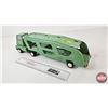 Image 5 : Vintage Tonka Car Hauler Truck & Trailer (Measures : 5"H x 4"W x 18-1/2"D)