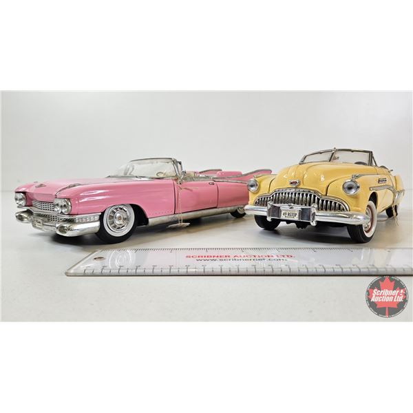 Diecast Model Cars (2) : (1:18 Scale) : - Cadillac  - Buick