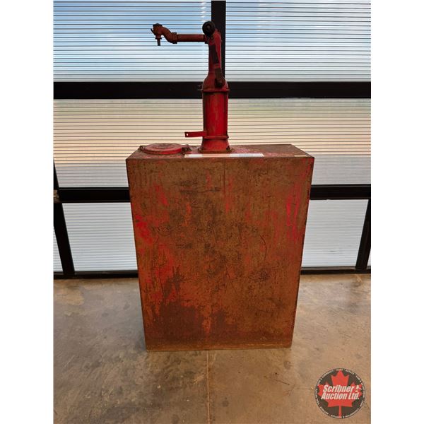 Bulk Oil Lubester (Measures : 58"H x 29"W x 13"D)