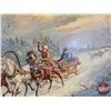 Image 3 : Original Oil Painting by Hans Riedmann (Framed) (Frame Measures : 28"H x 48"W)