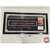 Image 1 : Official Police Wood Baton : (Signed "Sincerely, John Gotti") (In Presentation Frame) (c/w COA) (Fra
