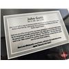 Image 2 : Official Police Wood Baton : (Signed "Sincerely, John Gotti") (In Presentation Frame) (c/w COA) (Fra