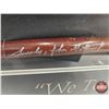 Image 6 : Official Police Wood Baton : (Signed "Sincerely, John Gotti") (In Presentation Frame) (c/w COA) (Fra