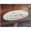 Image 7 : Official Police Wood Baton : (Signed "Sincerely, John Gotti") (In Presentation Frame) (c/w COA) (Fra
