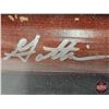 Image 8 : Official Police Wood Baton : (Signed "Sincerely, John Gotti") (In Presentation Frame) (c/w COA) (Fra