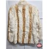 Image 7 : Fur Coat : Rabbit : Opera Brand : Size Small  (Note : Hole in Left Hand Sleeve Elbow)