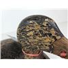 Image 12 : Wooden Duck Decoy (Consignor Tag - Working Black Glass Eyes From Lake St.Peter 1920)  (Measures : 6"