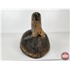 Image 13 : Wooden Duck Decoy (Consignor Tag - Working Black Glass Eyes From Lake St.Peter 1920)  (Measures : 6"