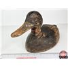 Image 7 : Wooden Duck Decoy (Consignor Tag - Working Black Glass Eyes From Lake St.Peter 1920)  (Measures : 6"