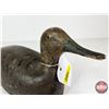 Image 5 : Wooden Duck Decoy (Consignor Tag - Working Black Hen 1920's)  (Measures : 6"H x 5-1/4"W x 15"L)