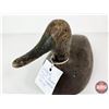 Image 6 : Wooden Duck Decoy (Consignor Tag - Working Black Hen 1920's)  (Measures : 6"H x 5-1/4"W x 15"L)