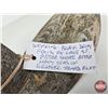 Image 11 : Wooden Duck Decoy (Consignor Tag - Working Black Stamped KLNT Found On Lake St.Peter)  (Measures : 5