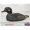 Image 2 : Wooden Duck Decoy (Consignor Tag - Working Teal Early 1930's)  (Measures : 5"H x 4-1/4"W x 12"L)