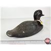 Image 4 : Wooden Duck Decoy (Consignor Tag - Working Teal Early 1930's)  (Measures : 5"H x 4-1/4"W x 12"L)