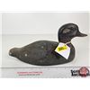 Image 5 : Wooden Duck Decoy (Consignor Tag - Working Teal Early 1930's)  (Measures : 5"H x 4-1/4"W x 12"L)