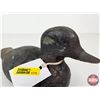 Image 7 : Wooden Duck Decoy (Consignor Tag - Working Teal Early 1930's)  (Measures : 5"H x 4-1/4"W x 12"L)