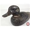 Image 8 : Wooden Duck Decoy (Consignor Tag - Working Teal Early 1930's)  (Measures : 5"H x 4-1/4"W x 12"L)