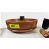 Image 6 : German Nut Bowl; Mallet & Nut Crackers (Bowl : 8"Dia)