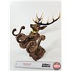 Image 4 : Vintage Deer Head Hat Rack : Moulded Plastic  (Measures : 21"H x 20-1/2"W x 9-1/4"D)
