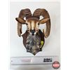 Image 1 : Vintage Ram Wall Ornament : Made In France : Moulded Plastic (Measures : 10"H x 8-1/2"W x 7"D)