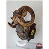 Image 3 : Vintage Ram Wall Ornament : Made In France : Moulded Plastic (Measures : 10"H x 8-1/2"W x 7"D)