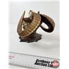 Image 5 : Vintage Ram Wall Ornament : Made In France : Moulded Plastic (Measures : 10"H x 8-1/2"W x 7"D)