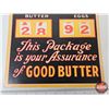 Image 11 : Grocery Store Cardboard Cut Out Ads (4) : - Butter-Nut Bread (3) - Country Maid Butter (1) (Largest 