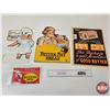 Image 1 : Grocery Store Cardboard Cut Out Ads (4) : - Butter-Nut Bread (3) - Country Maid Butter (1) (Largest 